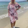 New Collection,Kjole/Tunika, rosa print