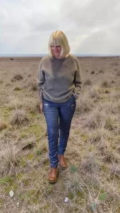 JST bukse, jeans blå