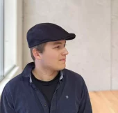 MJM, flatcap, Maddy Nappa Wax, black