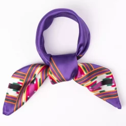 Tyrihans Flammegang silkeskjerf lilla