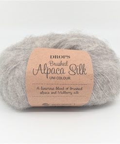 Brushed alpaca silk