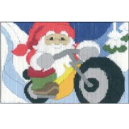 Julenisse motorsykkel - Langsting