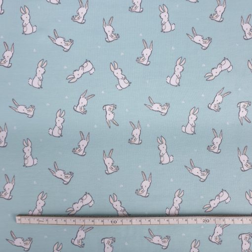 Bomullsjersey Rabbit Mint