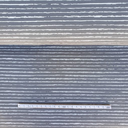 Bomullsjersey - Stripe Grey