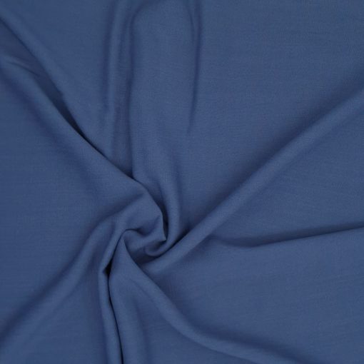 Viskosejersey - mørk jeansblå