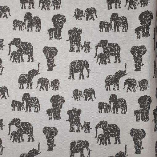 Jacquard med elefanter