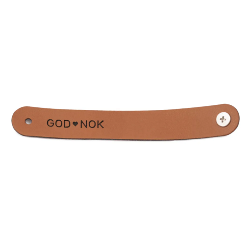 Skinnlapp God nok 10x1,3cm