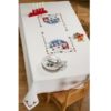 Juleduk Nisse m/dompapp 140x230cm