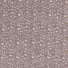 Viskosepoplin - Lys brun småblomstrete