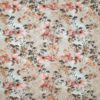 Bomullsjersey - Beige med blomsterprint