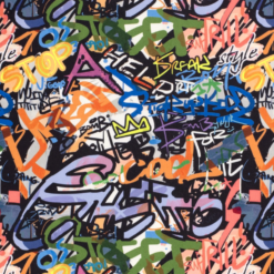Sportsjersey - Svart med Graffiti
