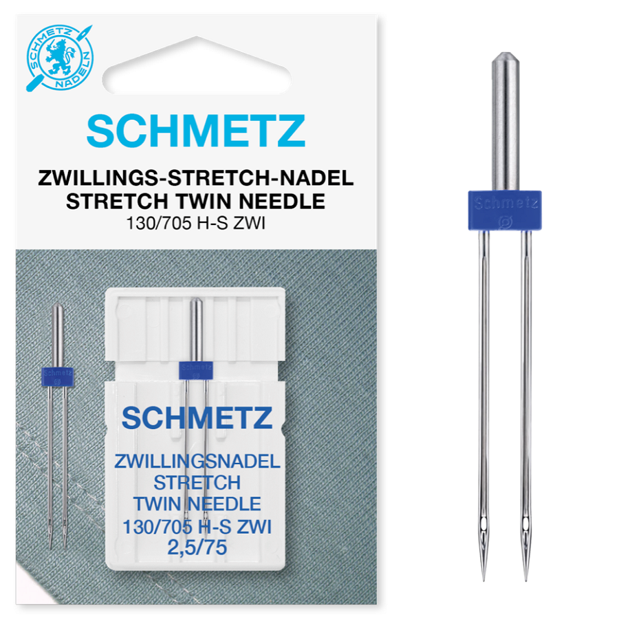 Schmetz tvillingnål stretch 2,5-75