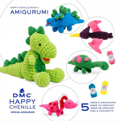 DMC Amigurumi mønster dinosaur