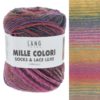 0206 Cerise/lilla/oliven