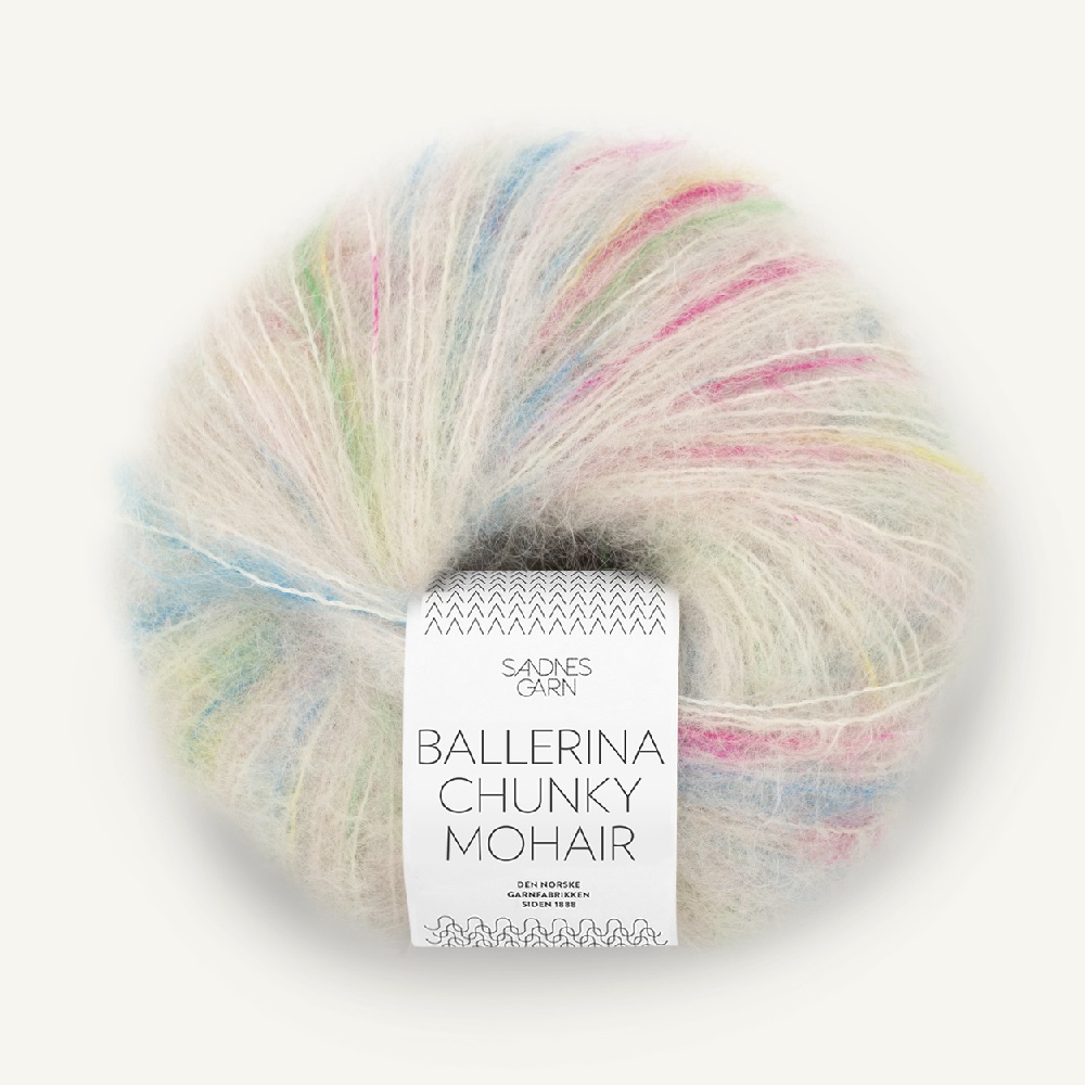 Ballerina Chunky Mohair Print