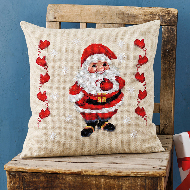 Putetrekk Nisse 40x40cm