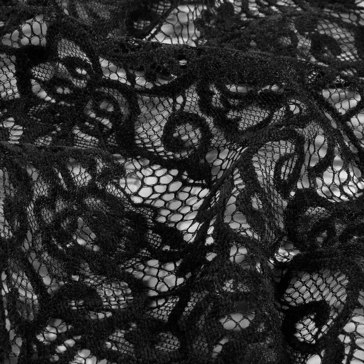 Chenille blonde - Sort