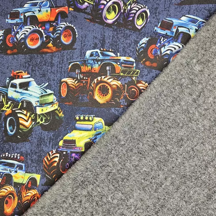 Alpen fleece - Monstertruck Marineblå