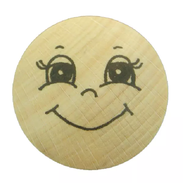 Knappeform m/ansikt jente