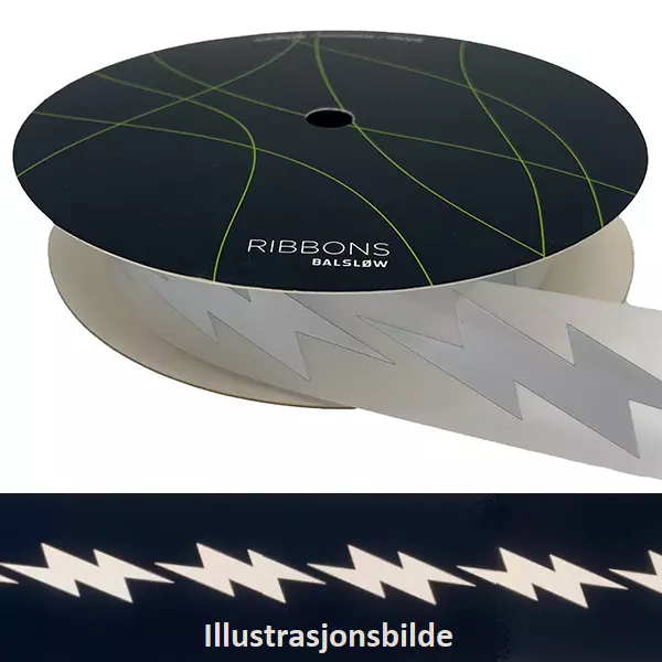 Påstrykbar refleks på rull - lyn