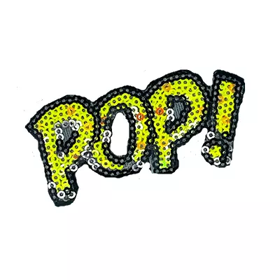 Paljettmotiv "Pop"