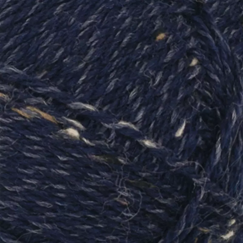 5585 Marineblå m/natur tweed
