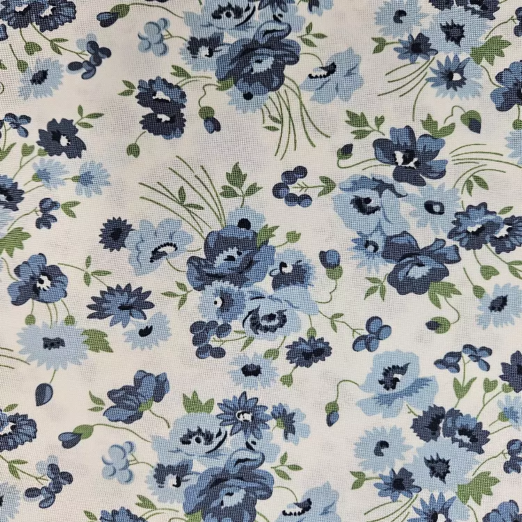 Bomull - Nantucket Summer Hvit