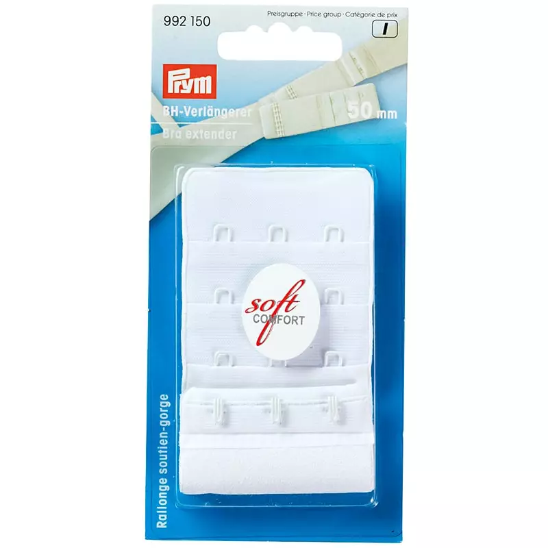 BH-forlenger hvit 50mm