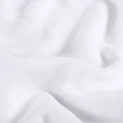 Bomullsfleece - Optisk hvit