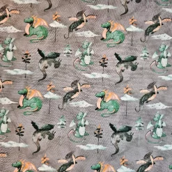 Bomullsjersey - Drager Taupe