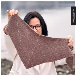 Oppskrift Rillespill sjal (Ren Cashmere)(13922)