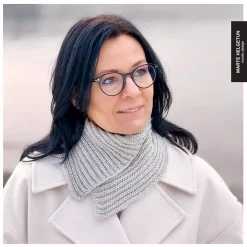 Oppskrift Den enkle lille twisten hals (Ren Cashmere)