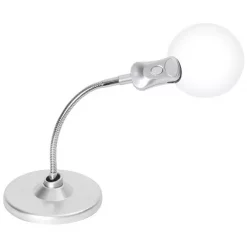 LED lampe med lupe (bordmodell)