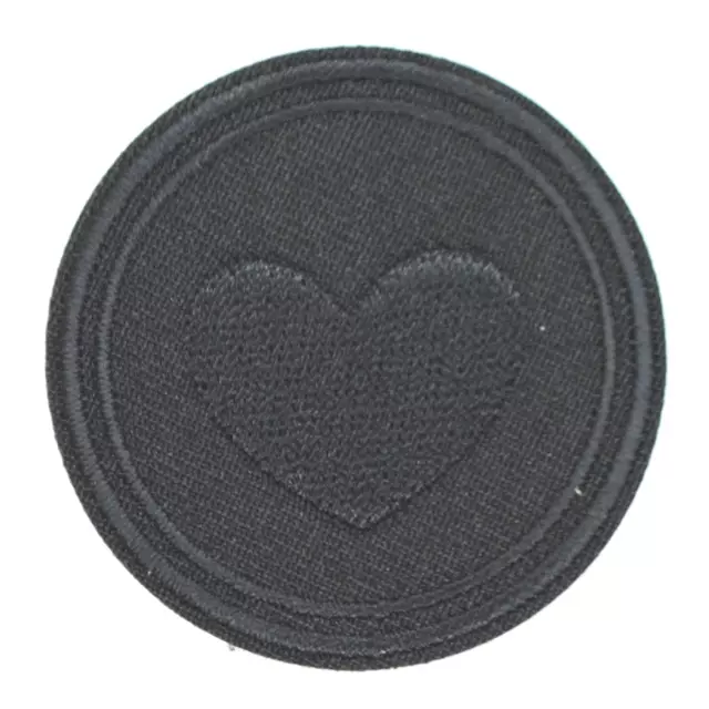 Motiv Sirkel med hjerte, sort