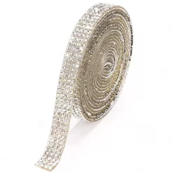 Crystalbånd 10mm påstrykbar klar