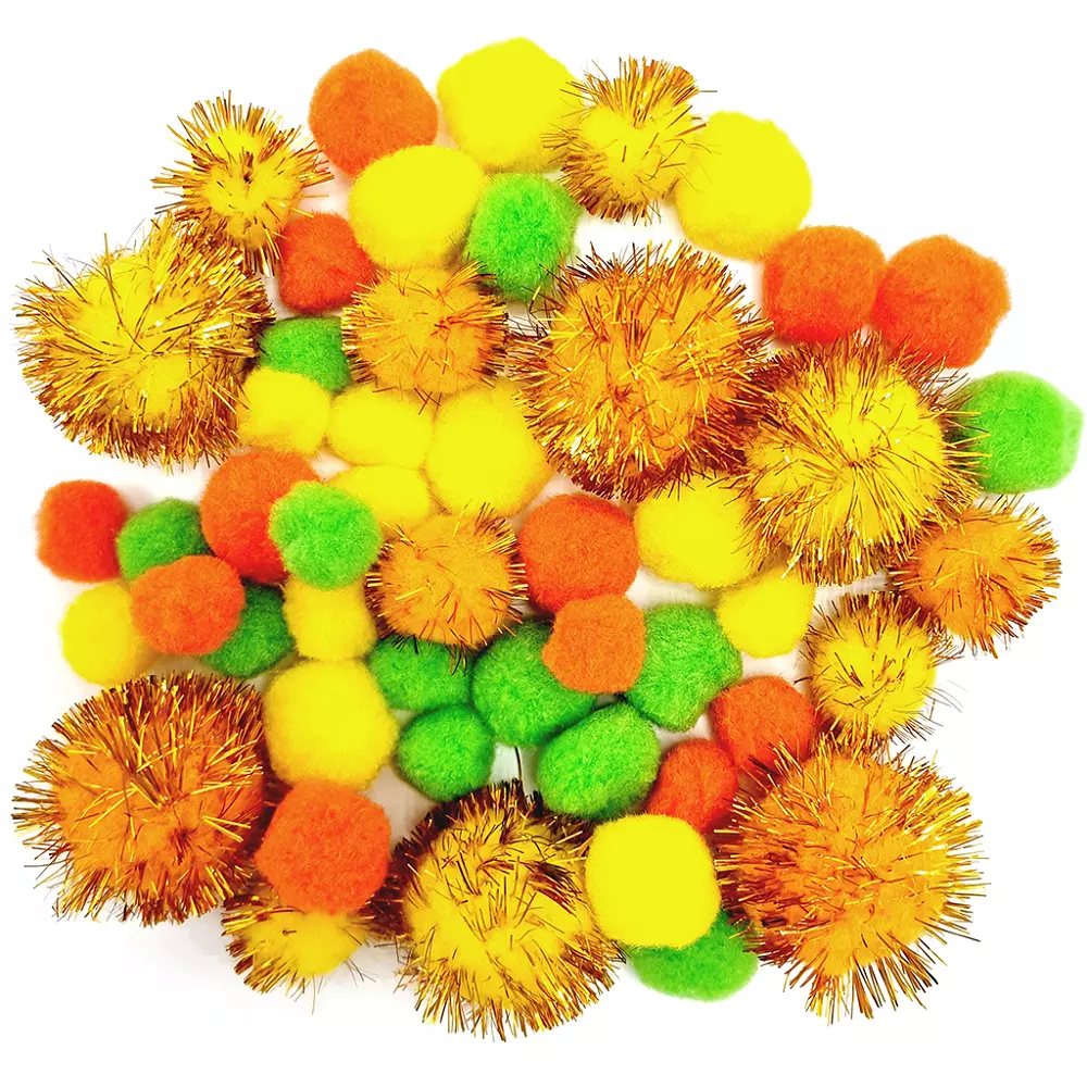 Pompom påske 50stk