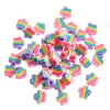 Perler regnbuefarget blomst 48stk