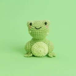 Garnpakke heklet frosk