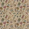 Kanvas - Beige med syting