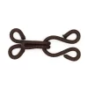 Pelshekter brune (3 par)