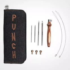 Punch needle, earthy kit