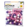 Treperler rosa/lilla 8-10mm 83stk