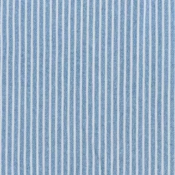 Kraftig bomull - Stripete lys denim og hvit