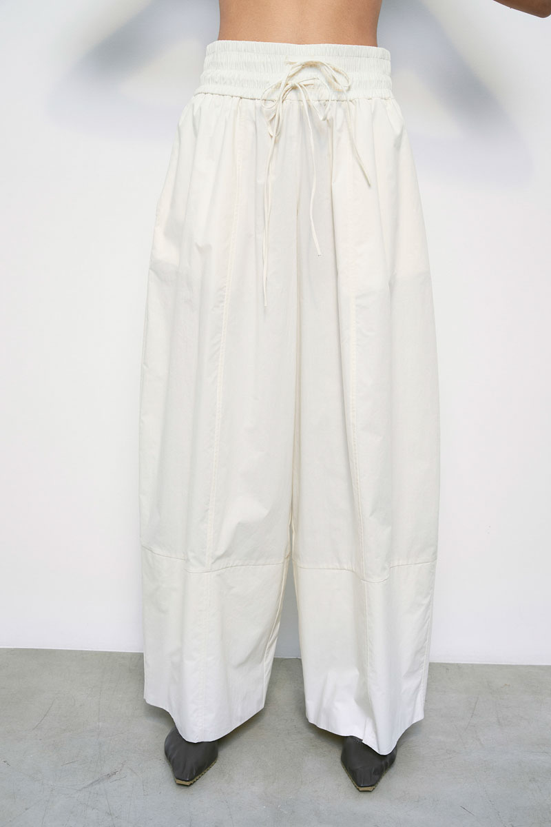 Gonna pantalone pant skirt wide offwhite