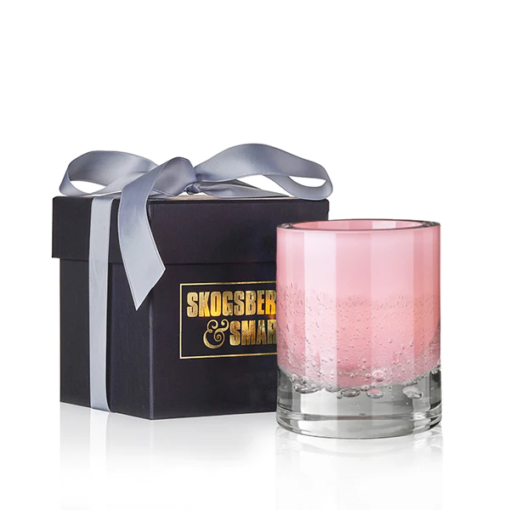 Hurricane lamp soda pink