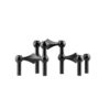 Candle holder 3pk black