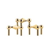 Candle holder 3pk brass