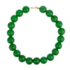 Arcade fortune choker necklace green