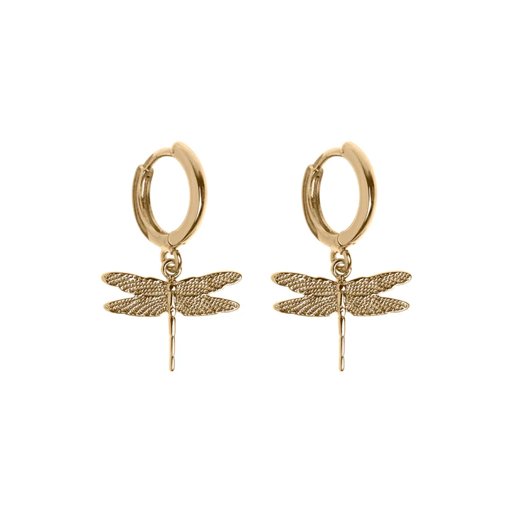 Dragon fly small hoops