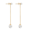 Estelle pearl chain earrings